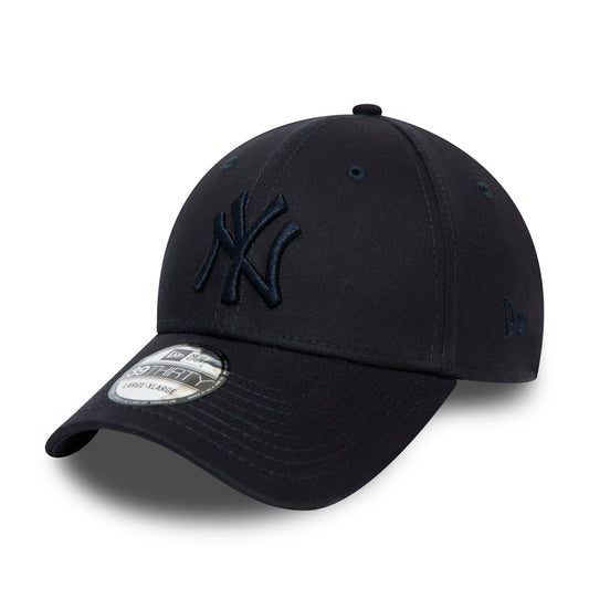 New Era 39THIRTY New York Yankees Baseball Cap - MLB League Essential - Navy-Navy