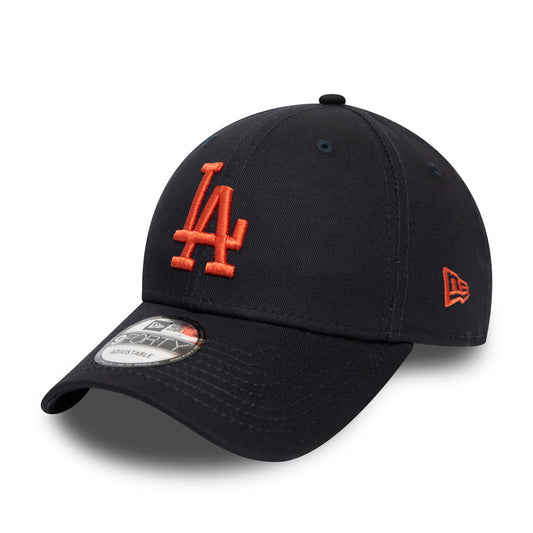 New Era 9FORTY L.A. Dodgers Baseball Cap - League Essential - Navy-Orange