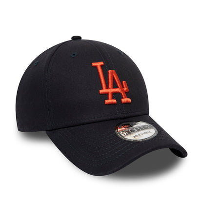 New Era 9FORTY L.A. Dodgers Baseball Cap - League Essential - Navy-Orange