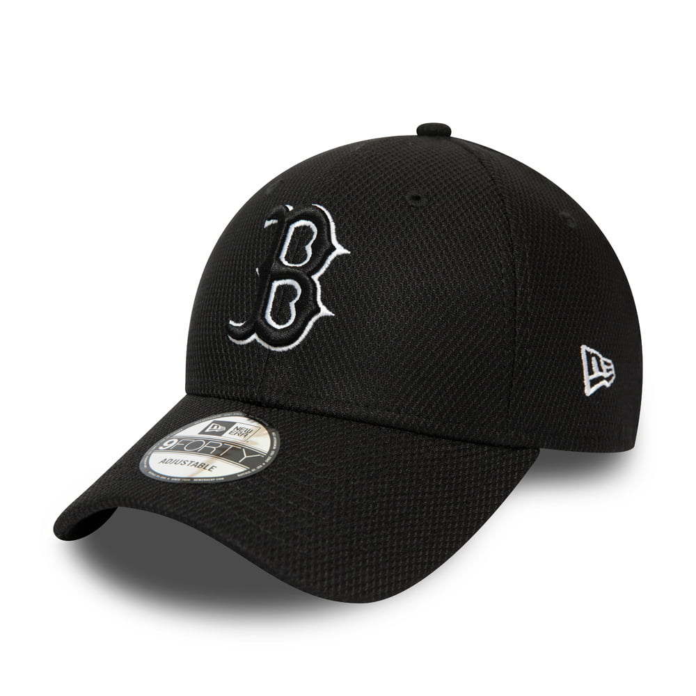 New Era 9FORTY Boston Red Sox Baseball Cap - MLB Diamond Era Essential - Black
