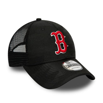 New Era 9FORTY Boston Red Sox Trucker Cap - MLB Seasonal The League - Black