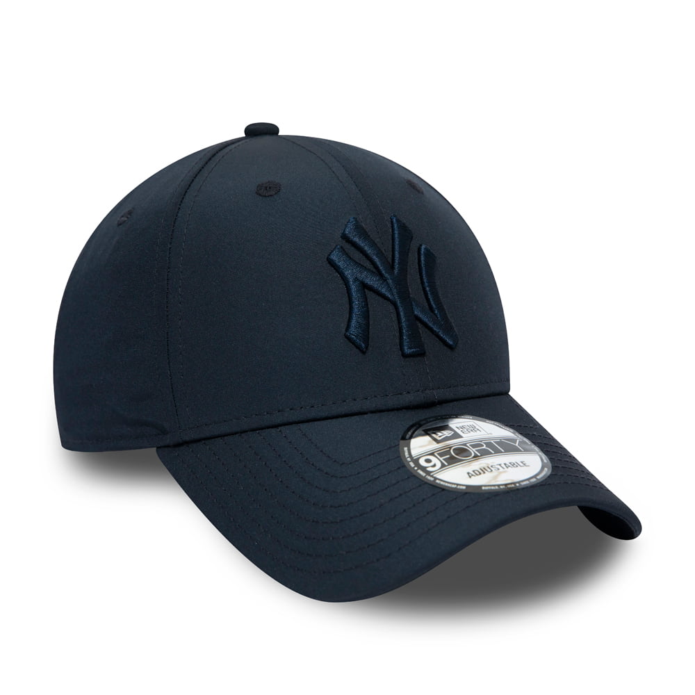 New Era 9FORTY New York Yankees Baseball Cap - MLB Tonal Nylon - Navy Blue