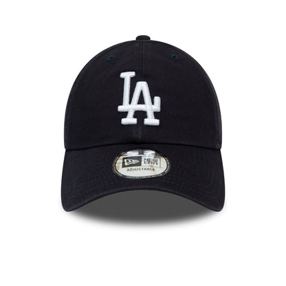 New Era 9TWENTY L.A. Dodgers Baseball Cap - MLB Washed Casual Classic - Navy Blue