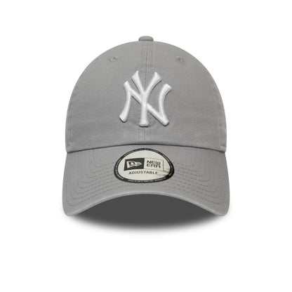 New Era 9TWENTY New York Yankees Baseball Cap - MLB Washed Casual Classic - Grey