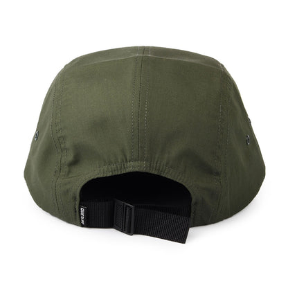 The Quiet Life Hats Foundation 5 Panel Cap - Olive-White