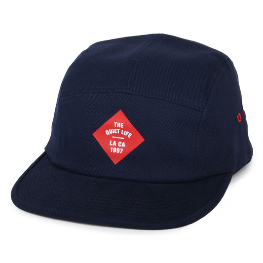 The Quiet Life Hats Traveller 5 Panel Cap - Navy Blue