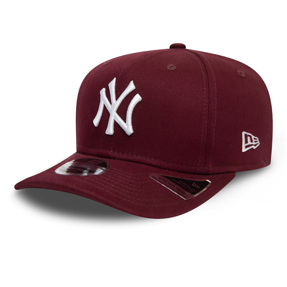 New Era 9FIFTY N.Y. Yankees Snapback Cap - MLB Colour Essential - Maroon-White