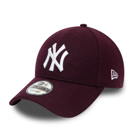 New Era 9FORTY N.Y. Yankees Baseball Cap - MLB Winterized The League - Maroon