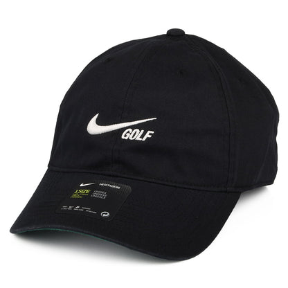 Nike Golf Hats Heritage 86 Washed Solid Baseball Cap - Black