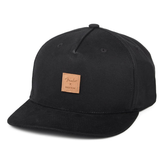 Brixton Hats Fender Reverb C Snapback Cap - Black