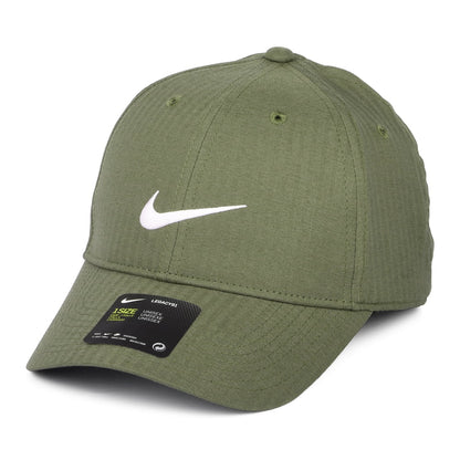 Nike Golf Hats Legacy 91 Tech Tonal Stripes Baseball Cap - Olive