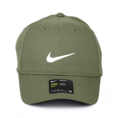Nike Golf Hats Legacy 91 Tech Tonal Stripes Baseball Cap - Olive