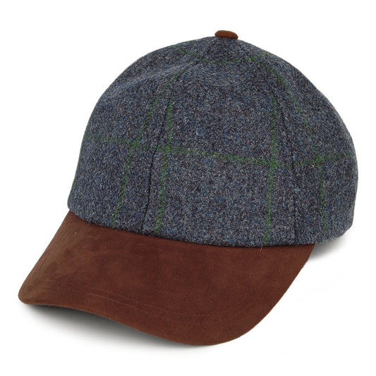 Failsworth Hats Epsom Water Repellent Baseball Cap - Blue-Moss