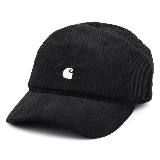 Carhartt WIP Hats Harlem Corduroy Baseball Cap - Black