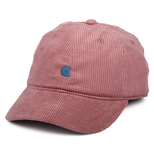 Carhartt WIP Hats Harlem Corduroy Baseball Cap - Dusky Pink