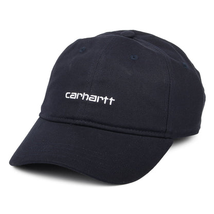 Carhartt WIP Hats Script Cotton Canvas Baseball Cap - Dark Navy