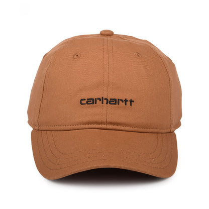 Carhartt WIP Hats Script Cotton Canvas Baseball Cap - Cinnamon