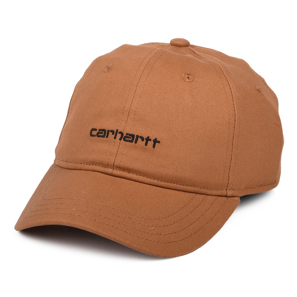 Carhartt WIP Hats Script Cotton Canvas Baseball Cap - Cinnamon