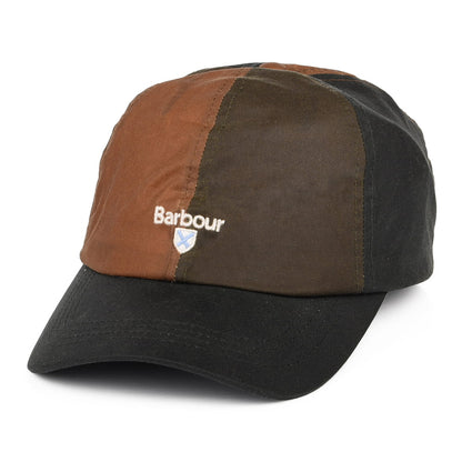 Barbour Hats Alderton Waxed Cotton Baseball Cap - Multi-Coloured