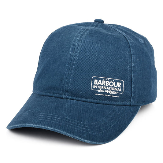Barbour International SMQ Racer Baseball Cap - Blue