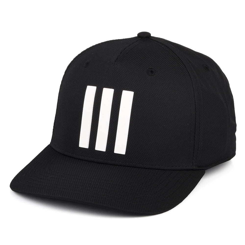 Adidas Hats Golf Tour 3 Stripes Baseball Cap - Black