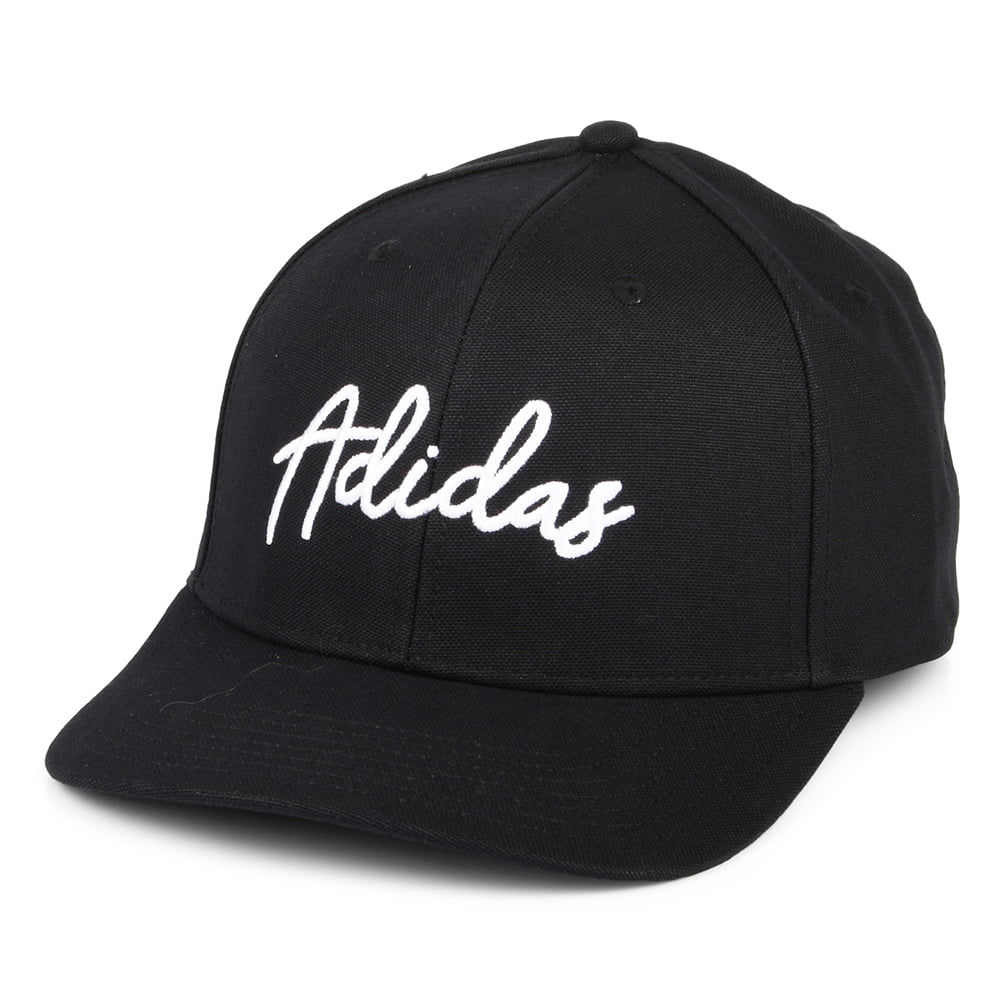 Adidas Hats Script Cotton Baseball Cap - Black