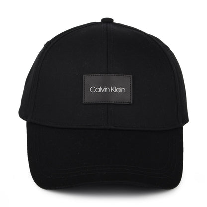 Calvin Klein Hats Leather Patch Baseball Cap - Black