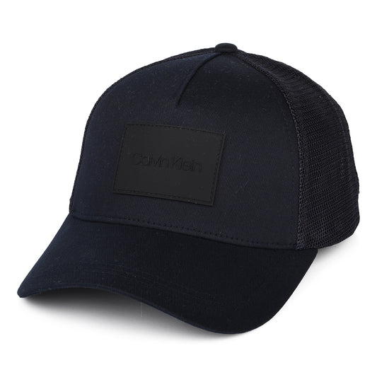 Calvin Klein Hats Rubber Patch Trucker Cap - Navy Blue