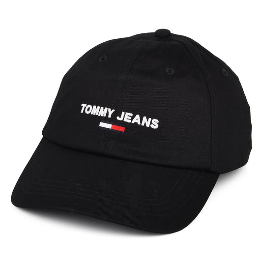 Tommy Hilfiger Hats TJM Sport Organic Cotton Baseball Cap - Black