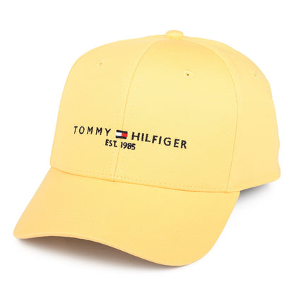 Tommy Hilfiger Hats TH Established Baseball Cap - Light Yellow