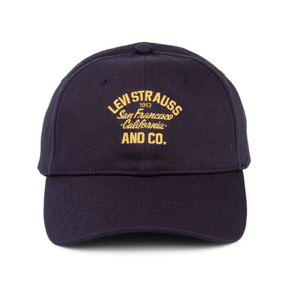 Levi's Hats New Graphic Baseball Cap - Navy With Blank Tab