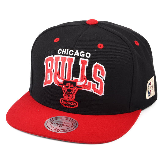 Mitchell & Ness Chicago Bulls Snapback Cap - NBA HWC Team Arch - Black-Red