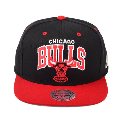 Mitchell & Ness Chicago Bulls Snapback Cap - NBA HWC Team Arch - Black-Red