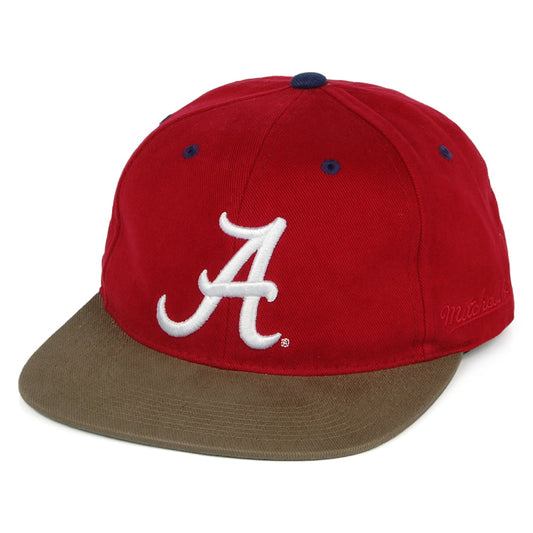 Mitchell & Ness Alabama Snapback Cap - Blockhead Deadstock - Red