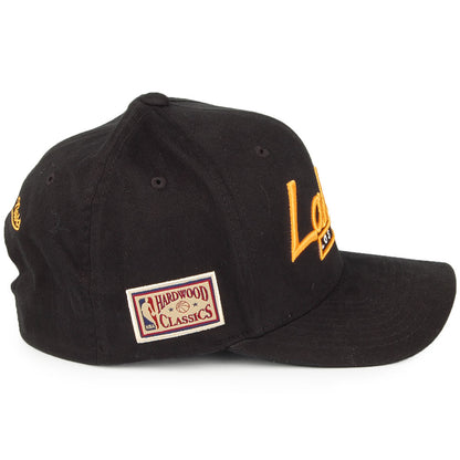 Mitchell & Ness L.A. Lakers Snapback Cap - NBA Vintage Tailscript 110 - Black