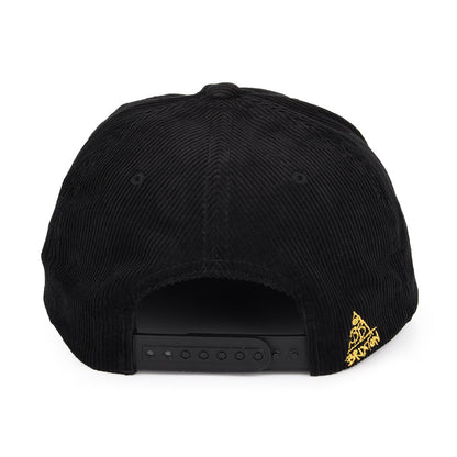 Brixton Hats BB Mode MP Corduroy Snapback Cap - Black