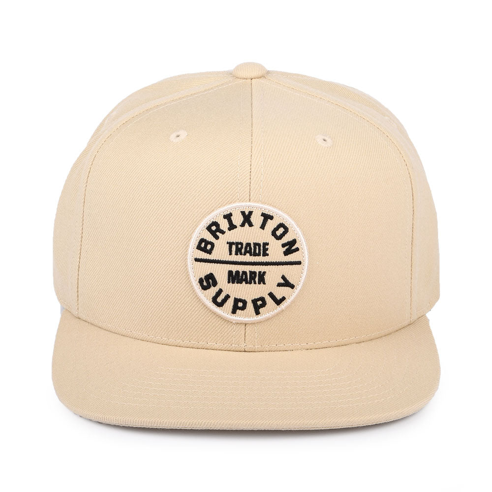 Brixton Hats Oath III Snapback Cap - Vanilla