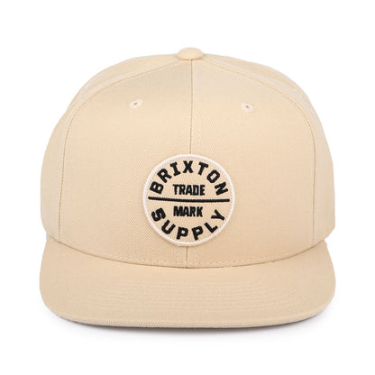 Brixton Hats Oath III Snapback Cap - Vanilla