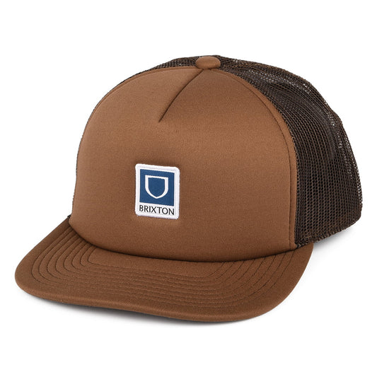 Brixton Hats Beta MP Trucker Cap - Brown