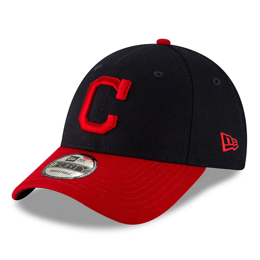 New Era 9FORTY Cleveland Guardians Baseball Cap - MLB The League - Navy-Red