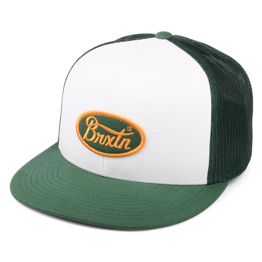 Brixton Hats Parsons HP Trucker Cap - Green-White