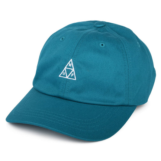 HUF Mini Triple Triangle Curved Visor Baseball Cap - Teal