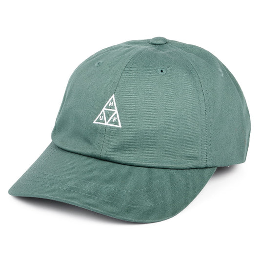 HUF Mini Triple Triangle Curved Visor Baseball Cap - Sage