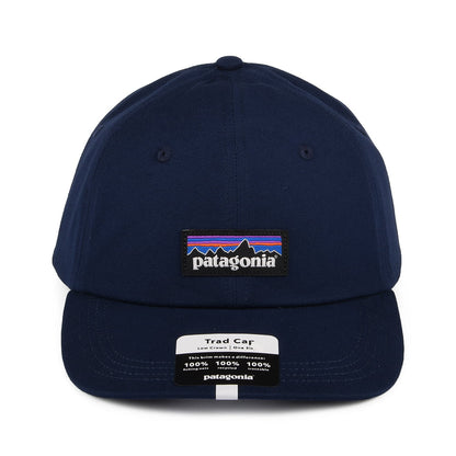 Patagonia Hats P-6 Label Trad Organic Cotton Baseball Cap - Navy Blue