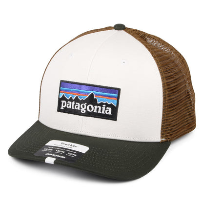 Patagonia Hats P-6 Logo Organic Cotton Trucker Cap - Forest