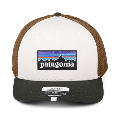 Patagonia Hats P-6 Logo Organic Cotton Trucker Cap - Forest