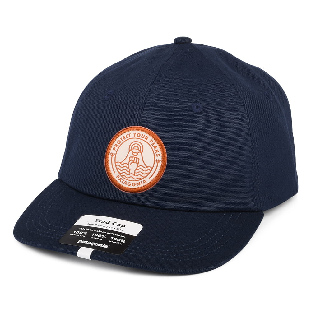 Patagonia Hats Peak Protector Badge Trad Baseball Cap - Navy Blue
