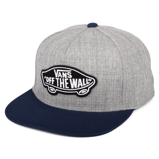 Vans Hats Classic Patch Snapback Cap - Grey-Blue