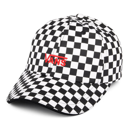 Vans Hats High Standard Checkerboard Baseball Cap - Black-White