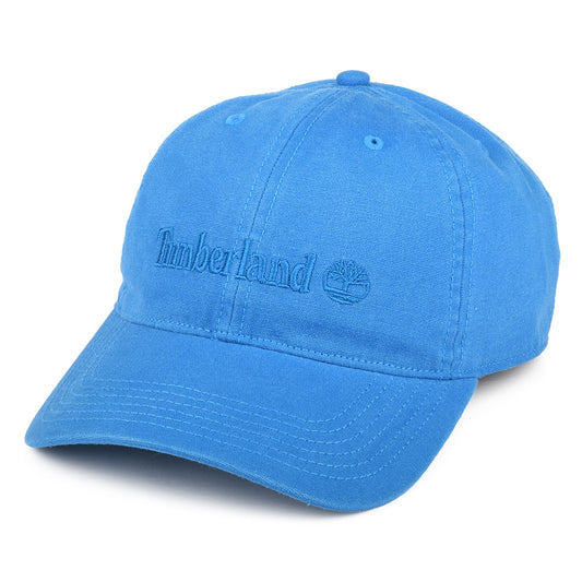 Timberland Hats Cooper Hill XXI Cotton Canvas Baseball Cap - Sea Blue